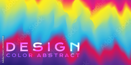 Colorful abstract background in paint acrylic style.  Vector illustration.