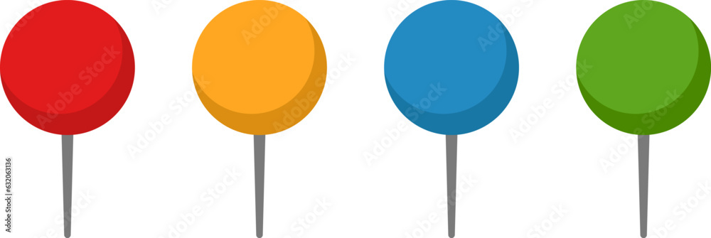 Φωτογραφία 画鋲のイラスト（Push pin）