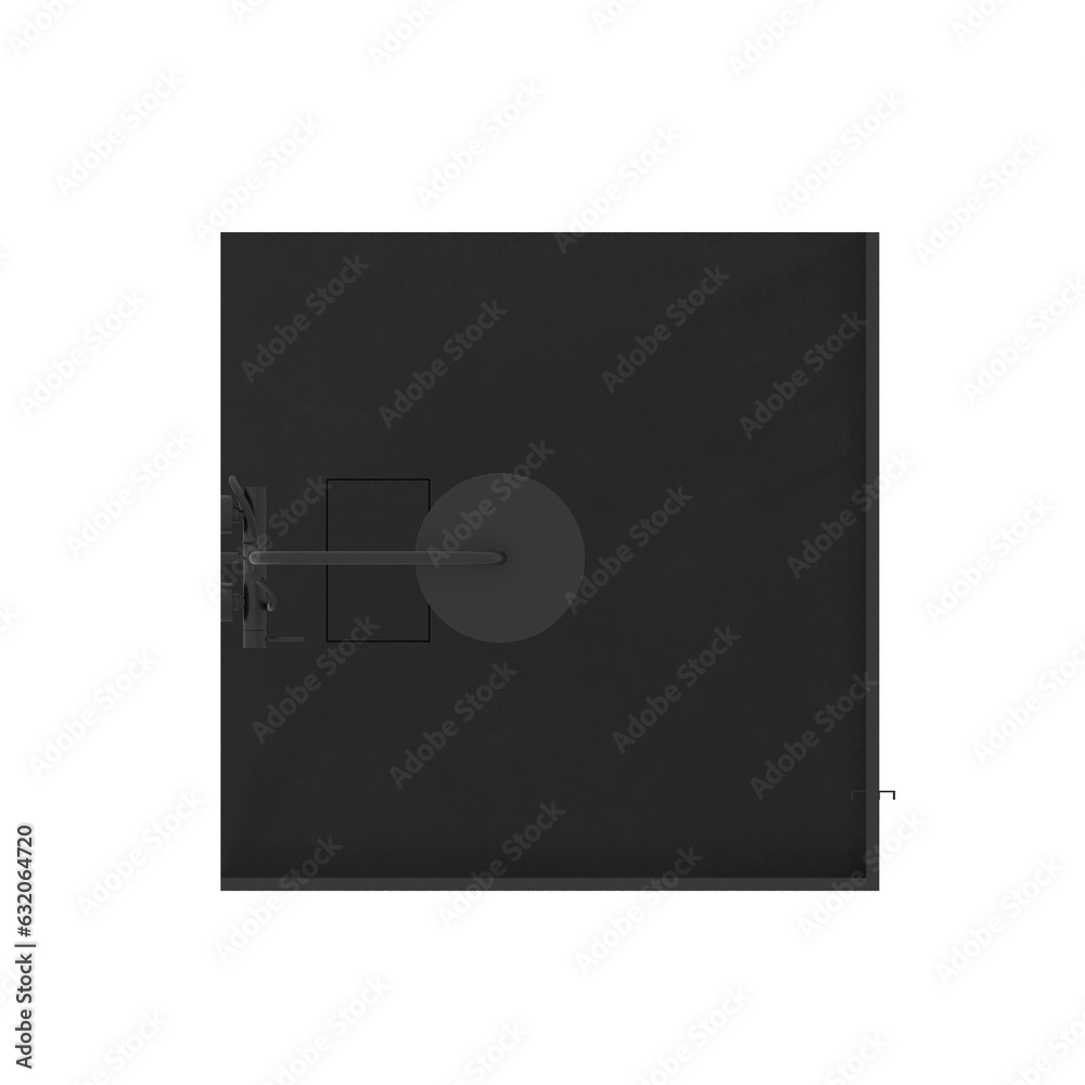 The shower cabin is isolated on a transparent background, 3D illustration, and a CG render The shower cabin is isolated on a transparent background, 3D illustration, and a CG render