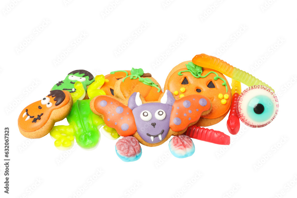 PNG, Halloween sweets, isolated on white background