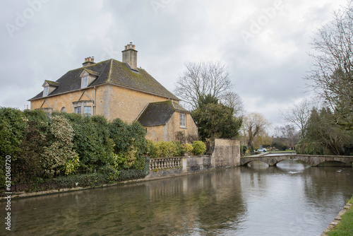 Bourton-on-the-water in the Cotswolds, England