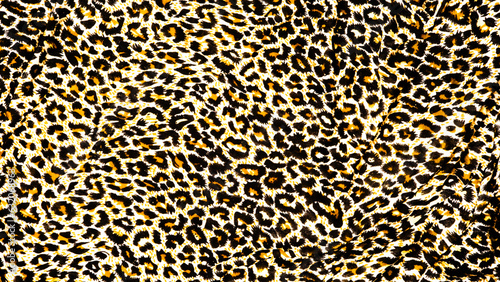 Polka dot leopard print batik