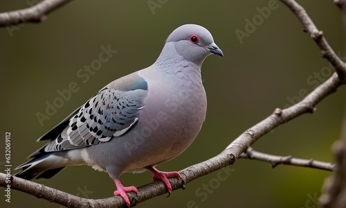A Crested Pigeon Perched © Eliane