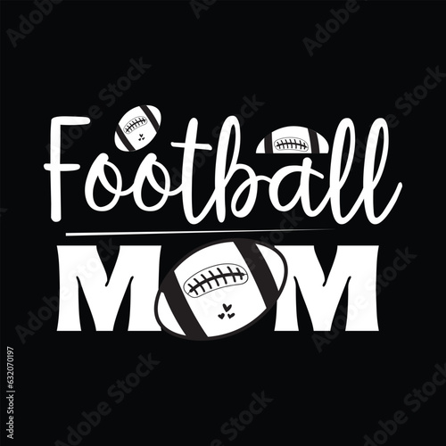 Football mom svg design photo