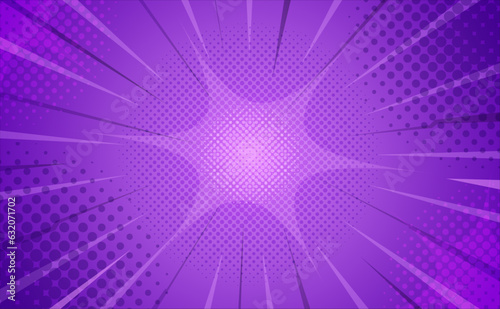 Abstract purple comic background