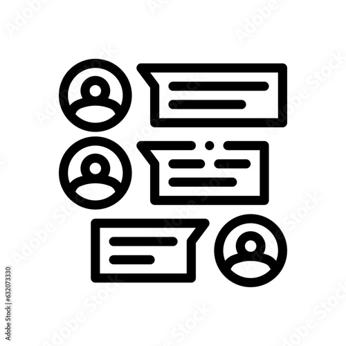 comments line icon