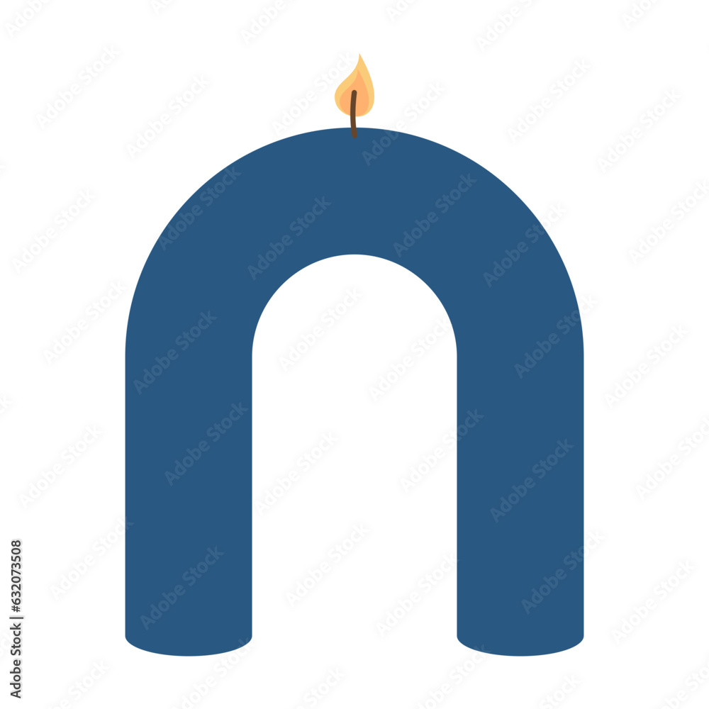 Pastel Candle Illustration Pastel Candle Illustration