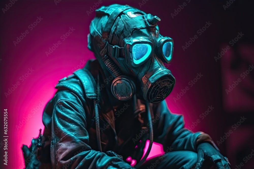 Outcast: A Lonely and Sad Person in a Futuristic and Polluted World Outcast: A Lonely and Sad Person in a Futuristic and Polluted World