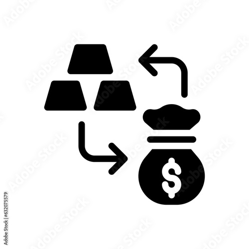 barter glyph icon