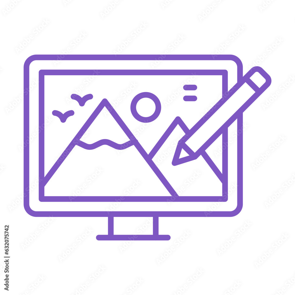 Graphic editor Icon Graphic editor Icon