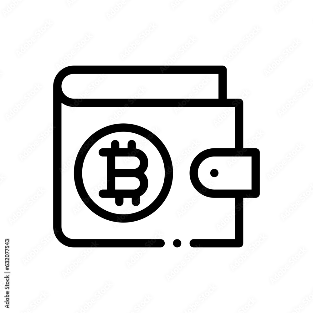 wallet line icon wallet line icon