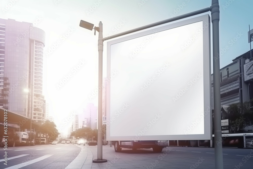 Street banner lights. Generate Ai Street banner lights. Generate Ai