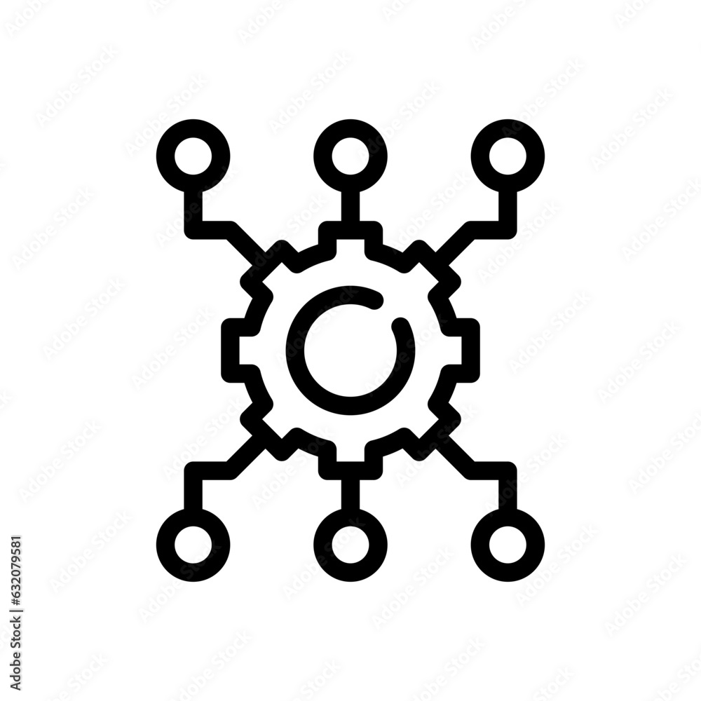 configuration line icon configuration line icon