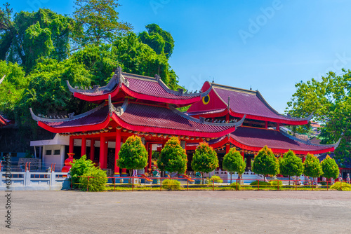 Sam Poo Kong temple also known as Gedung Batu  the Stone Building  the oldest Chinese temple mixed Chinese and Javanese architectural style and most famous tourist destination in Semarang. 