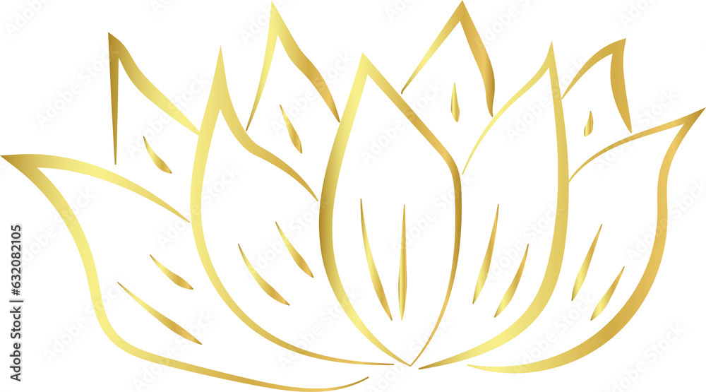 aesthetic gold flower line art element design aesthetic gold flower line art element design