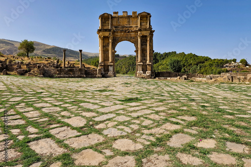 Roman arch in Algeria 