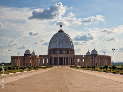 Largest basilica in Africa in Ivory Coast 