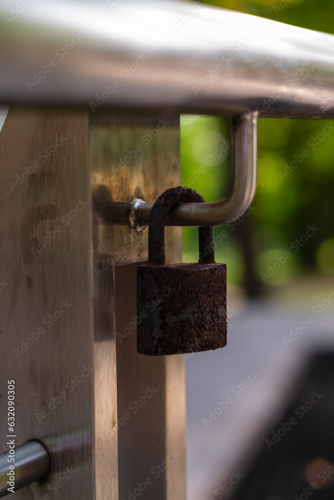 Old rusty padlock Old rusty padlock