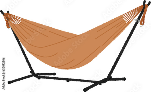 ハンモックのイラスト