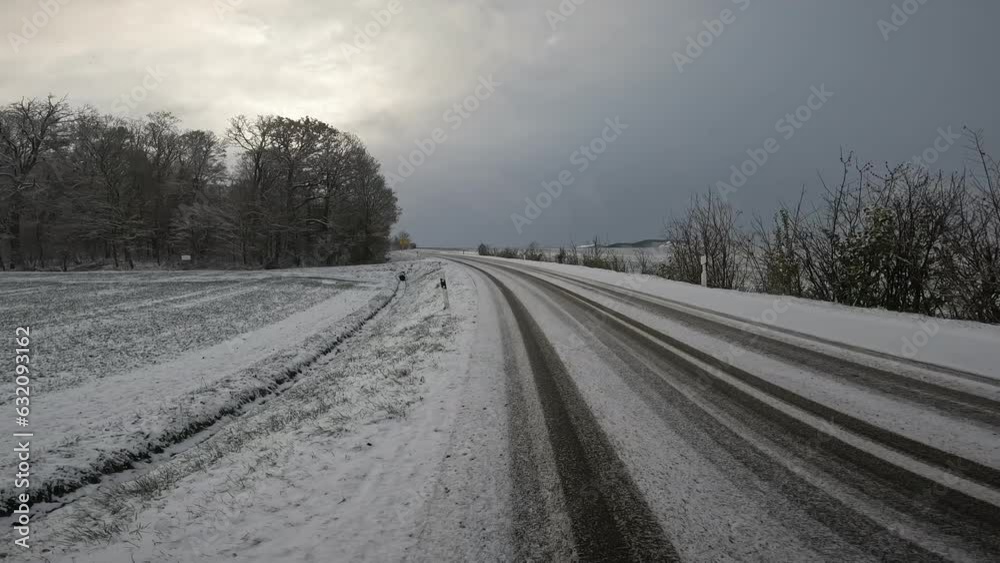 Landscape. Winter landscape while walking. Landscape. Winter landscape while walking.