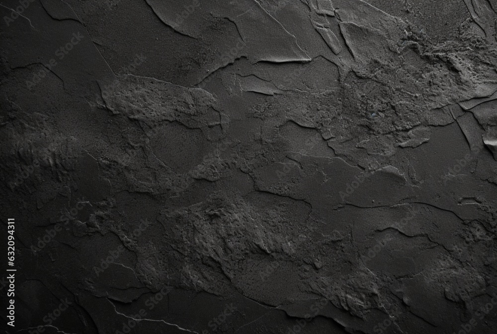 Obraz premium Dark black cement texture background. generative ai
