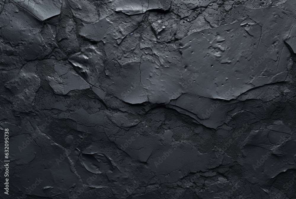 Dark black cement texture background. generative ai Dark black cement texture background. generative ai