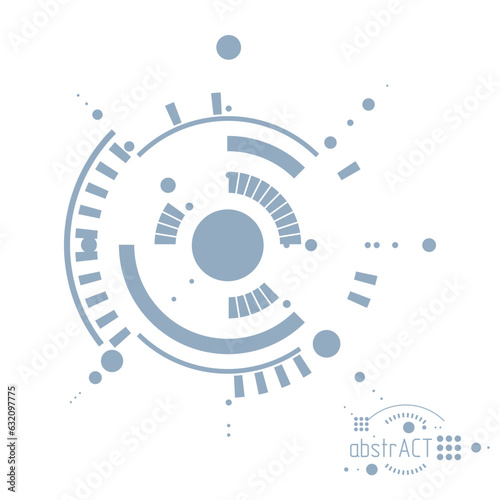 Vector industrial and engineering background, future technical plan. Abstract blueprint of mechanism, mechanical scheme.