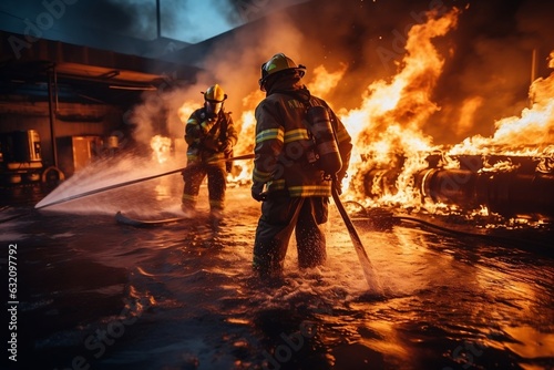 Water Usage for Firefighters. Generative AI