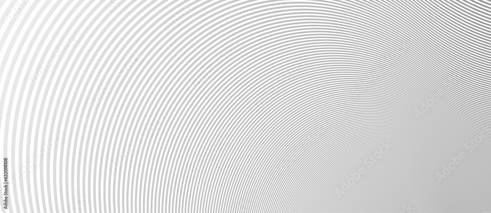 Linear abstract background, vector design 3D lines in perspective, curve and wave lines in motion, smooth and soft backdrop.