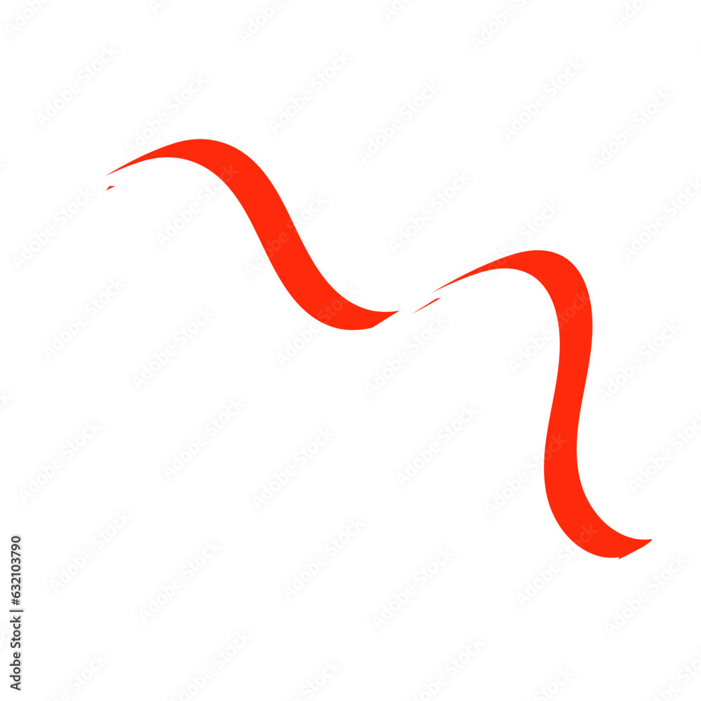 Flag Ribbon Illustration Flag Ribbon Illustration