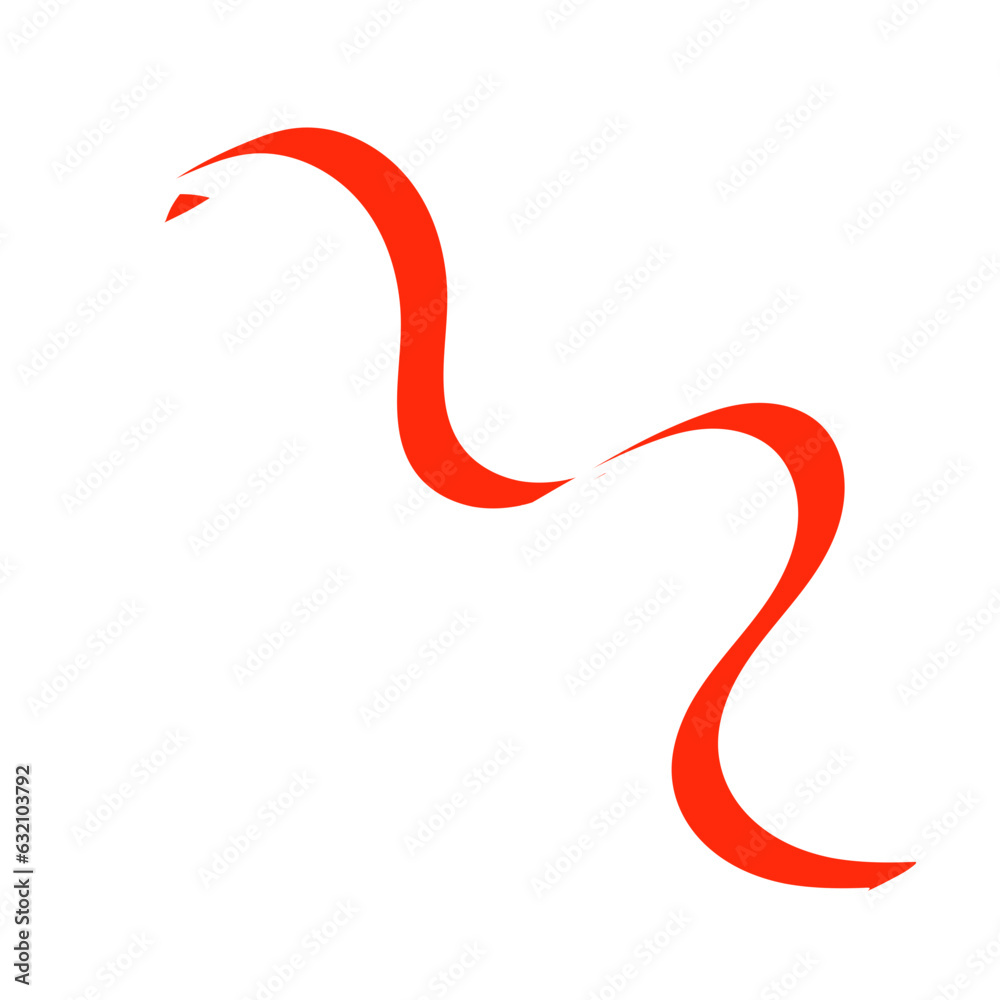 Flag Ribbon Illustration Flag Ribbon Illustration