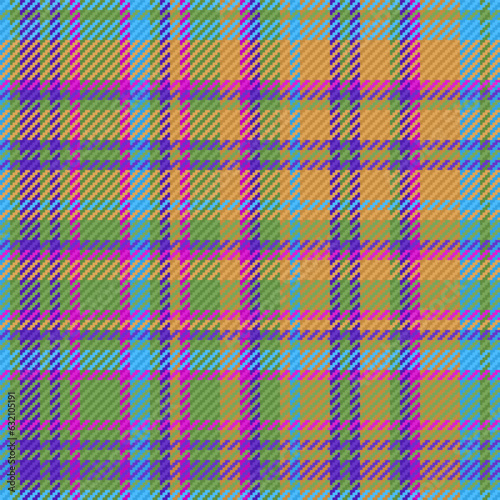 Vector tartan pattern of texture textile check with a plaid fabric seamless background.