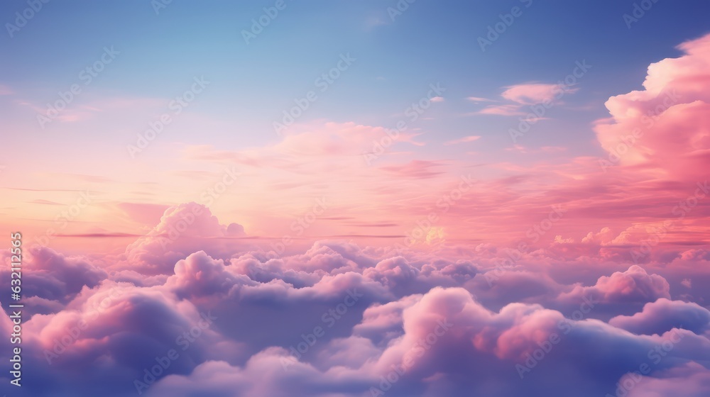 sky and pink clouds