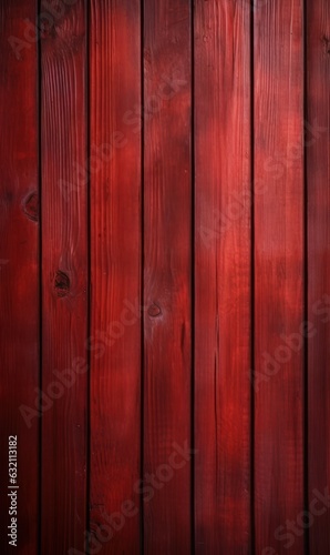 Dark red wooden plank background, wallpaper. Old grunge dark textured wooden © Digital dude