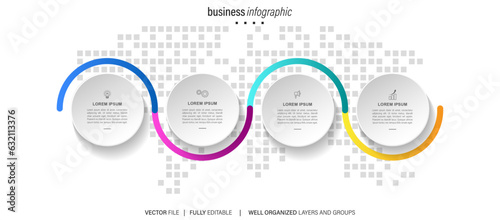 Vector infographic template 