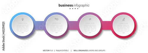 infographic business options chart banner for corporate success