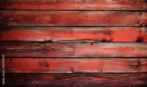 Dark red wooden plank background, wallpaper. Old grunge dark textured wooden