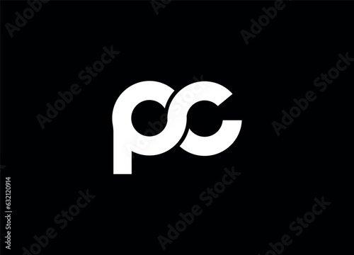PC Letter logo design and company logo