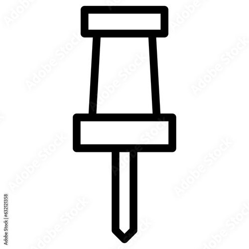 push pin line 