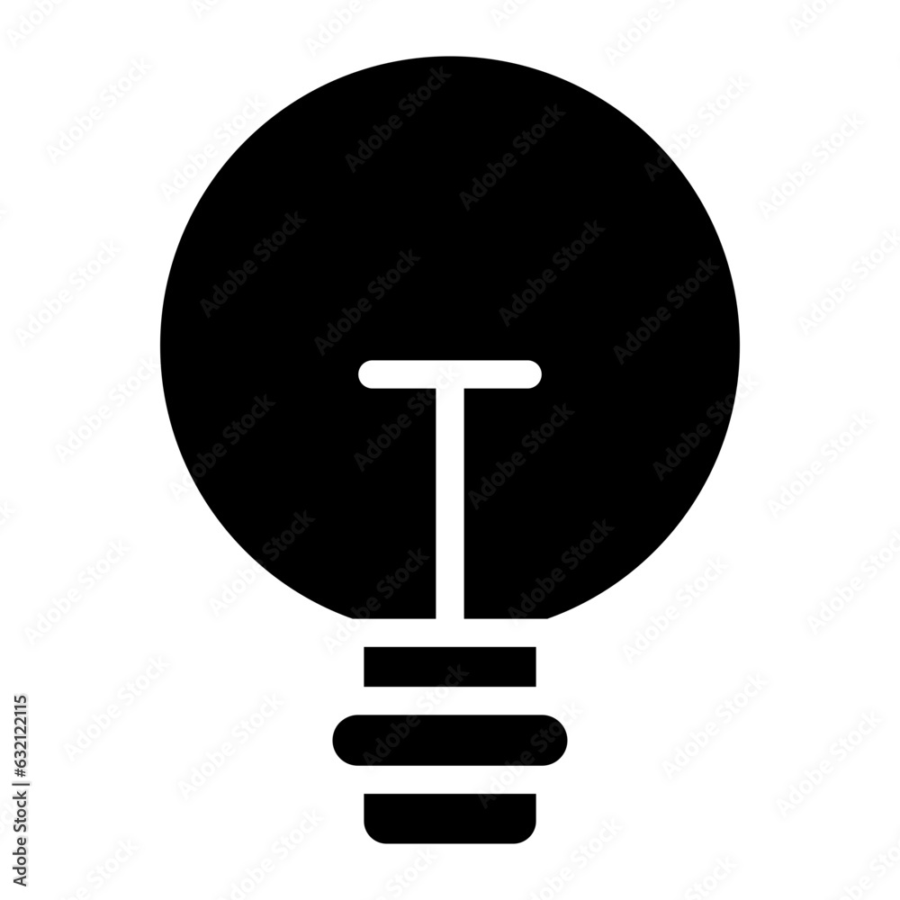 light bulb glyph light bulb glyph
