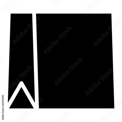 paper bag glyph 