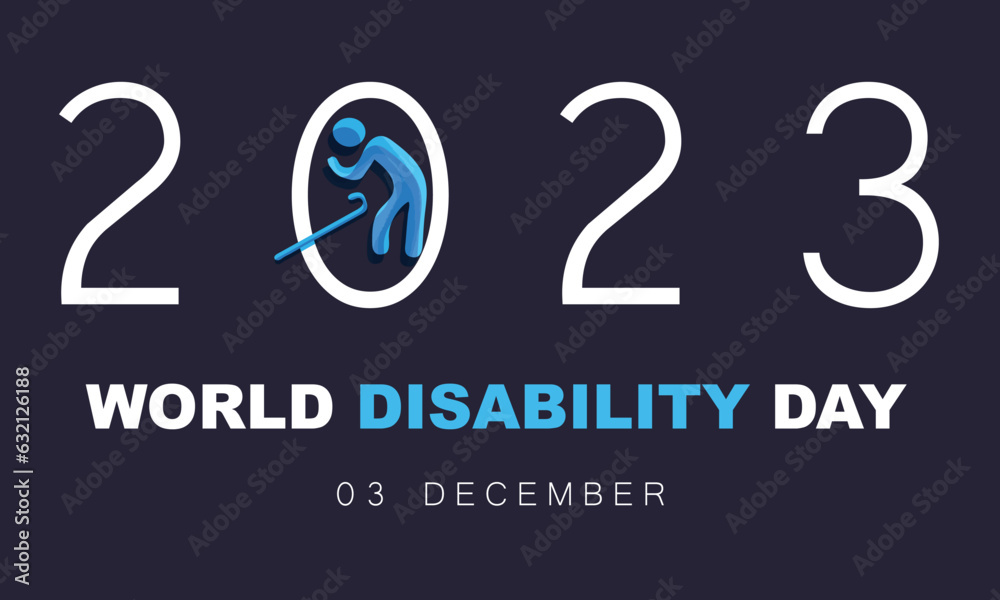 World disability day. background, banner, card, poster, template. Vector illustration. World disability day. background, banner, card, poster, template. Vector illustration.