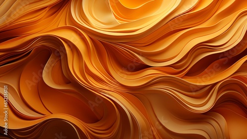 立体的な波模様のグラフィック素材：AI作品
