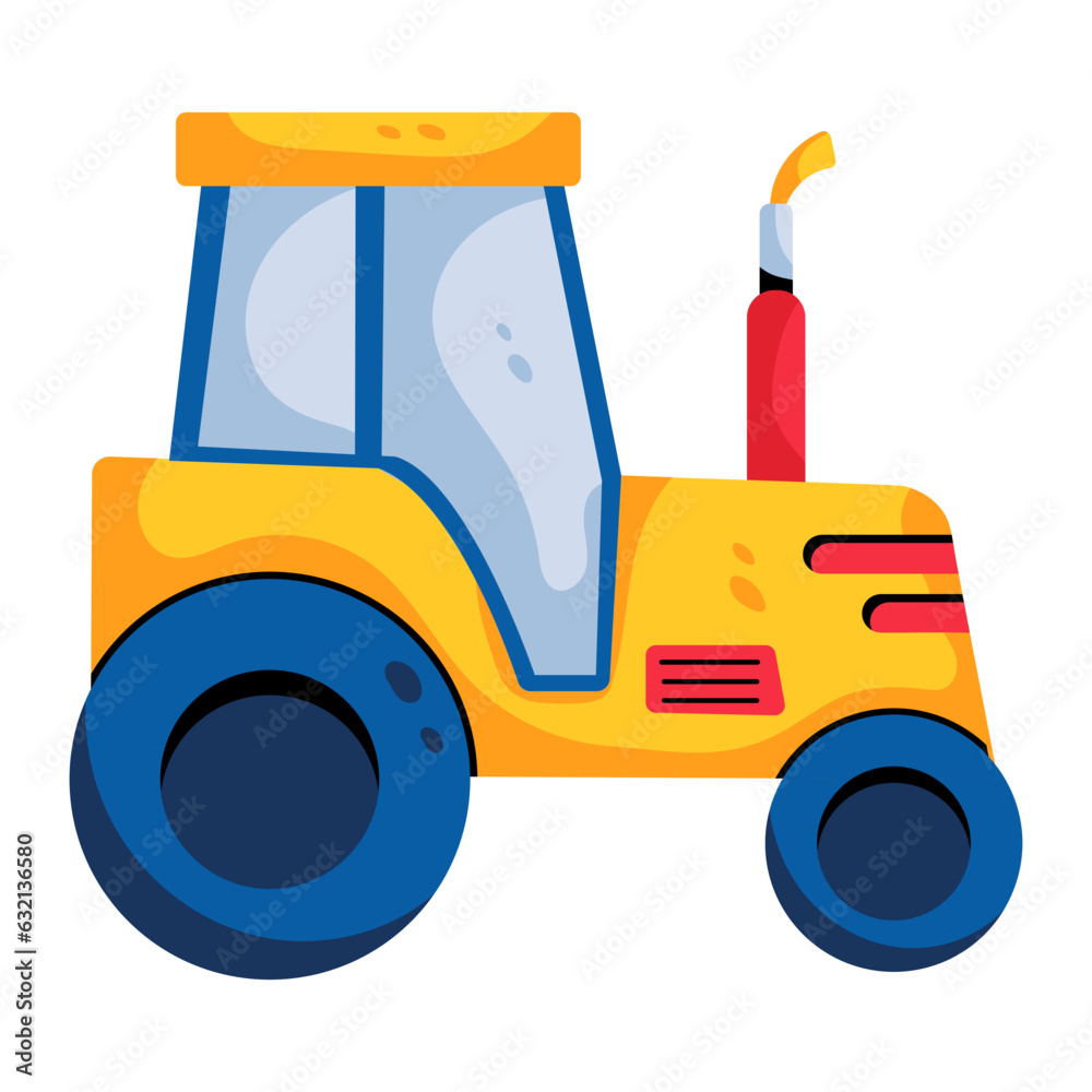 Naklejka premium Tractor 
