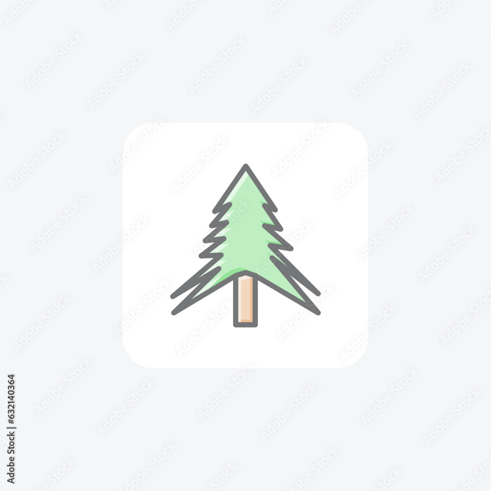 Fototapeta premium Heritage Homestead Holidays Christmas Tree icon