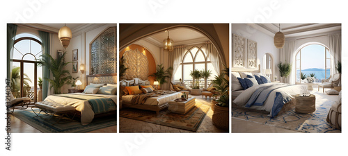 colors mediterranean guest room interior design