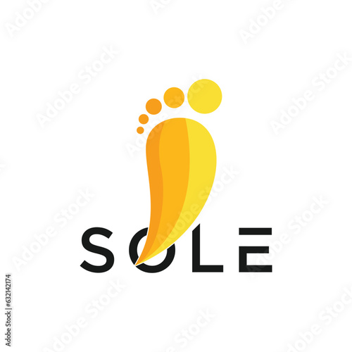 foot foot people pediatric logo icon vector illustration template