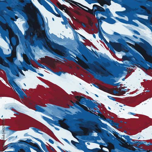 Seamless Colorful USA Pattern. Seamless pattern of USA in colorful style. Add color to your digital project with our pattern!