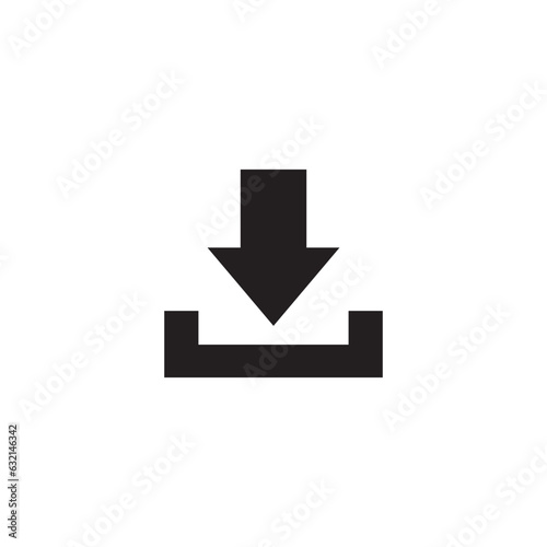 download arrow with white background