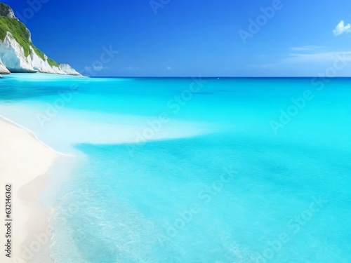 Beautiful Blue Beach and Summer Lovely Sea and Lovely Holiday